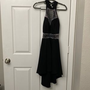 Black and Sparkly Formal High Low Dress “B.Darlin”